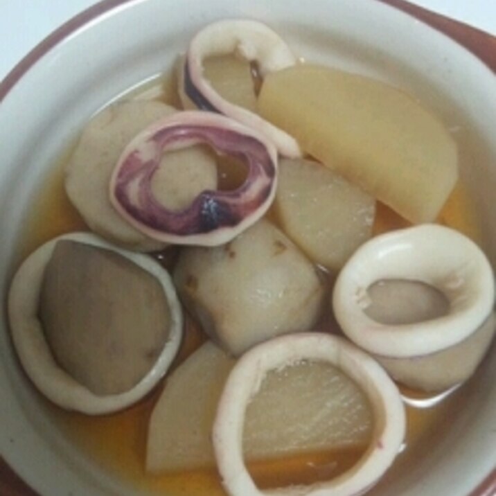 大根といかと里芋の煮物